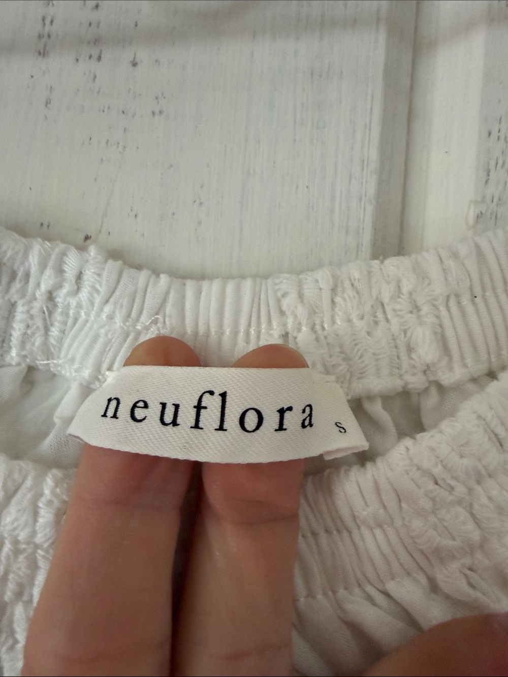 Neuflora Esme Skirt in White Eyelet - Picture 4 of 6